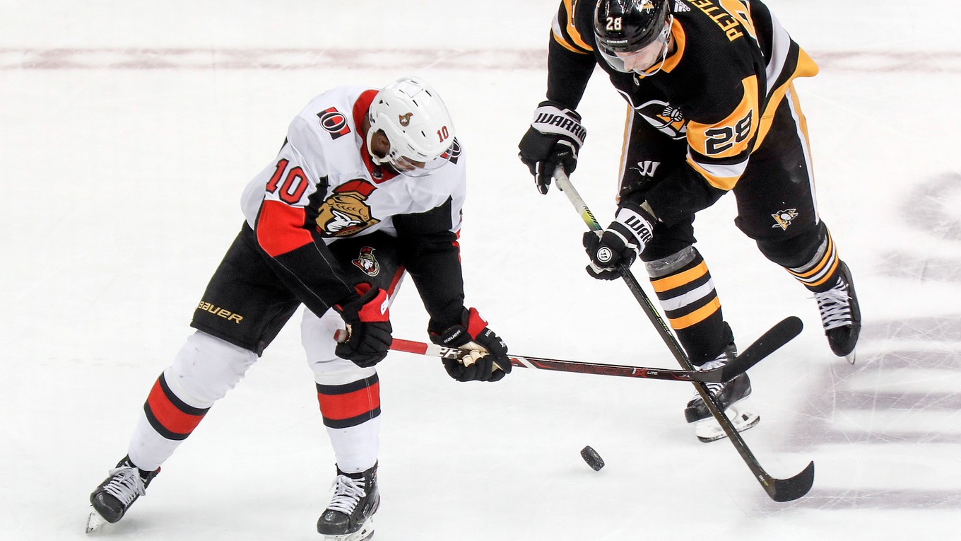 Zápas Ottawa Senators - Pittsburg Penguins.