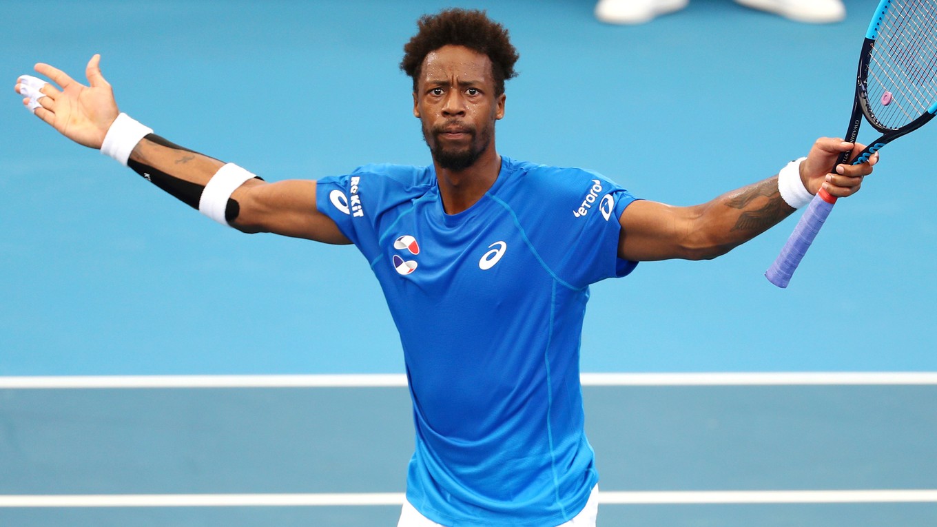Gael Monfils na ATP Cupe 2020.
