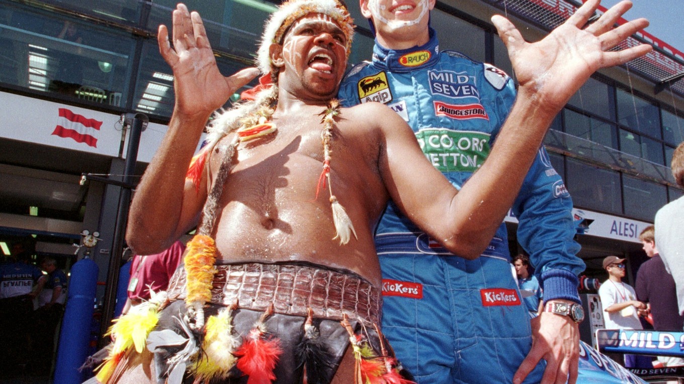 Alexander Wurz ešte ako jazdec tímu Benetton.