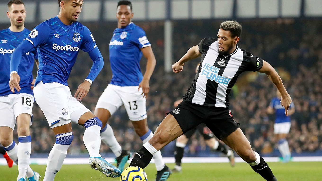 Zápas Everton - Newcastle.