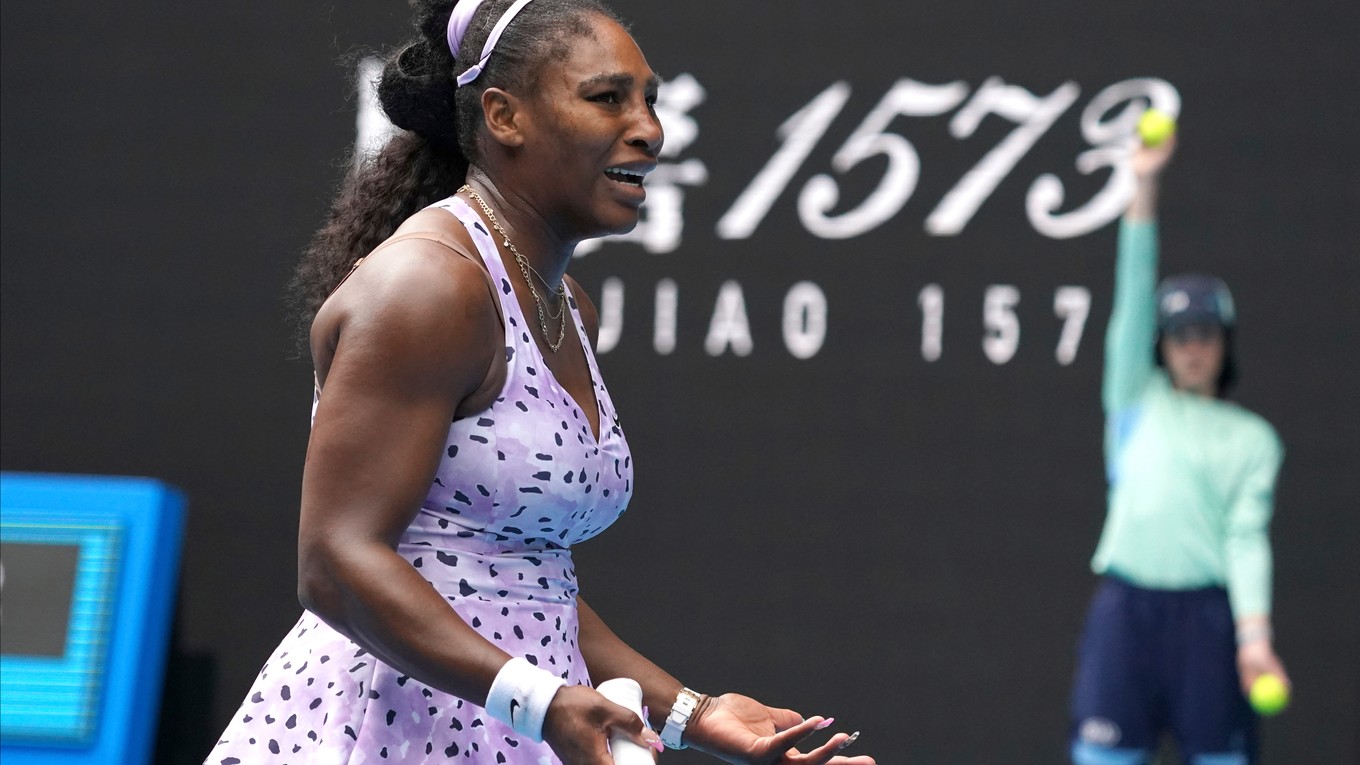 Serena Williamsová v 3. kole Australian Open 2020.