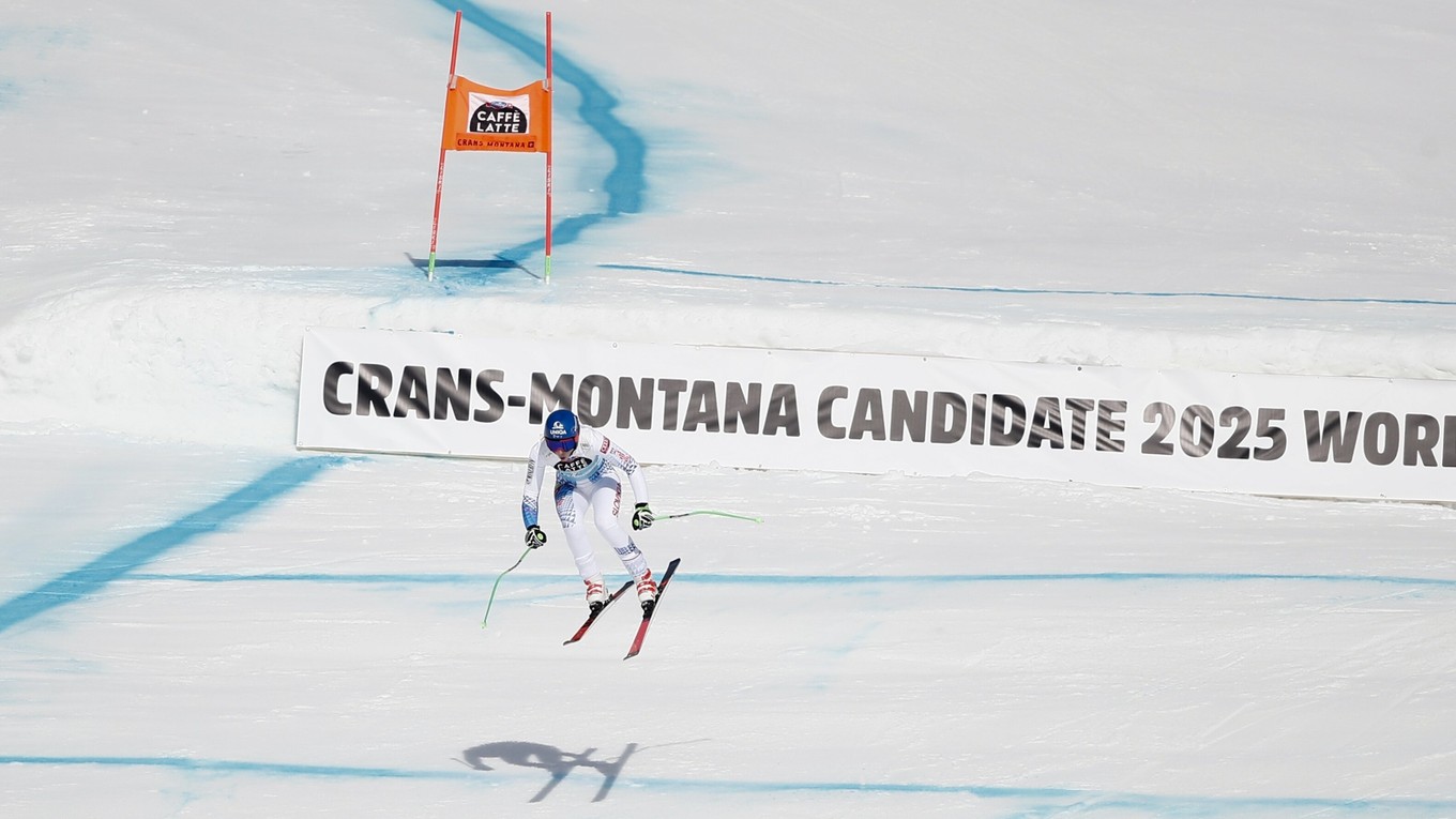 Petra Vlhová skončila v zjazde Svetového pohára v Crans Montane štvrtá.