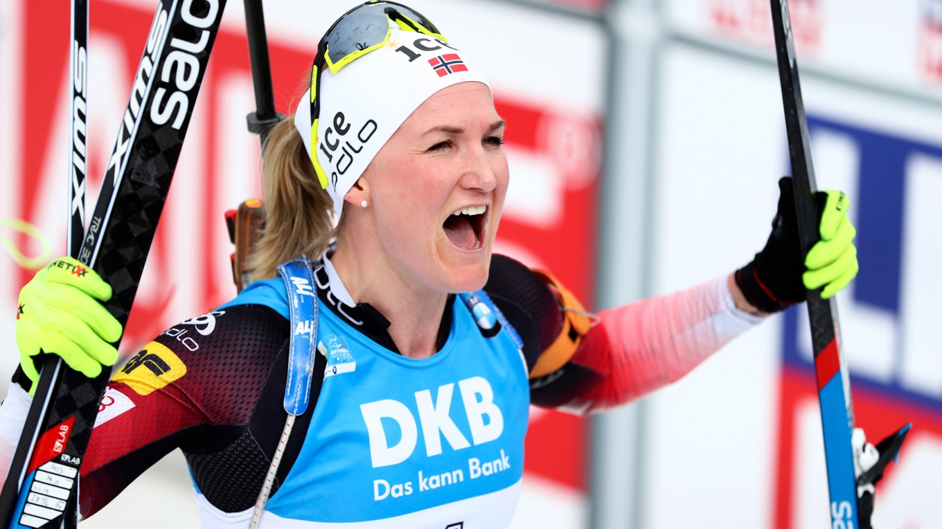 Nórka Marte Olsbuová Röiselandová stanovila nový rekord na MS v biatlone.