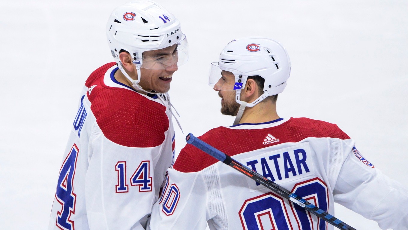Tomáš Tatar v drese Montreal Canadiens.