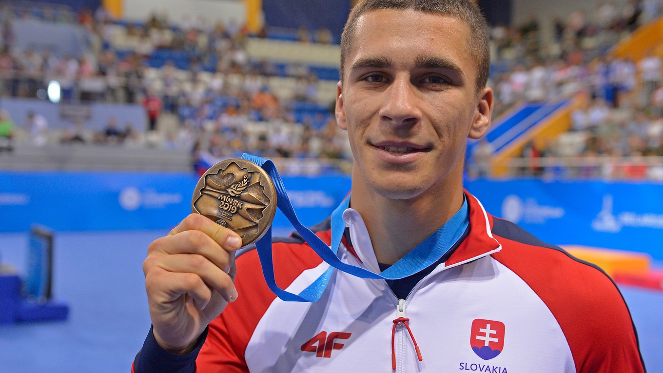 Boxerista Andrej Csemez je bronzovým medailistom z európskych hier 2019. 