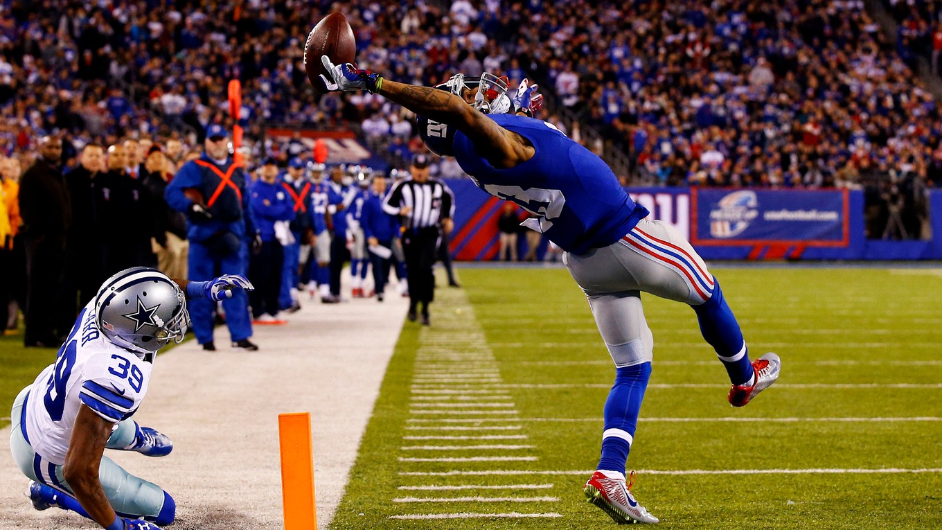 Odell Beckham Junior a jeho pamätný touchdown.