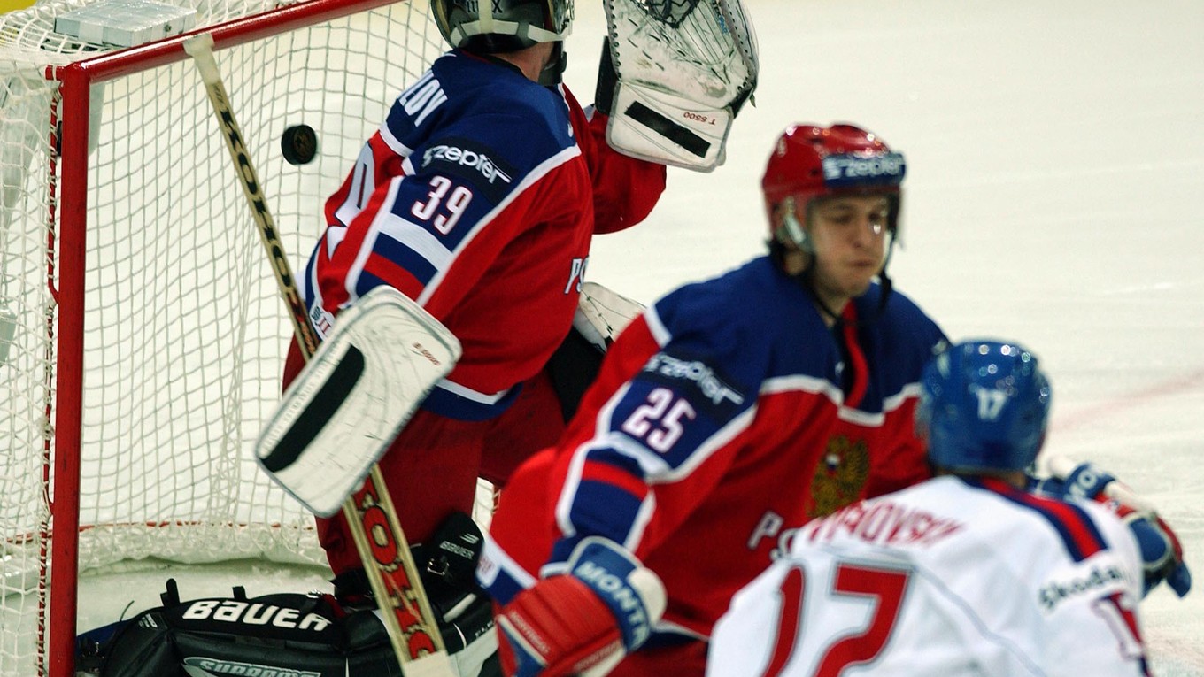 Ľubomír Višňovský a jeho gól vo finále MS v hokeji 2002.
