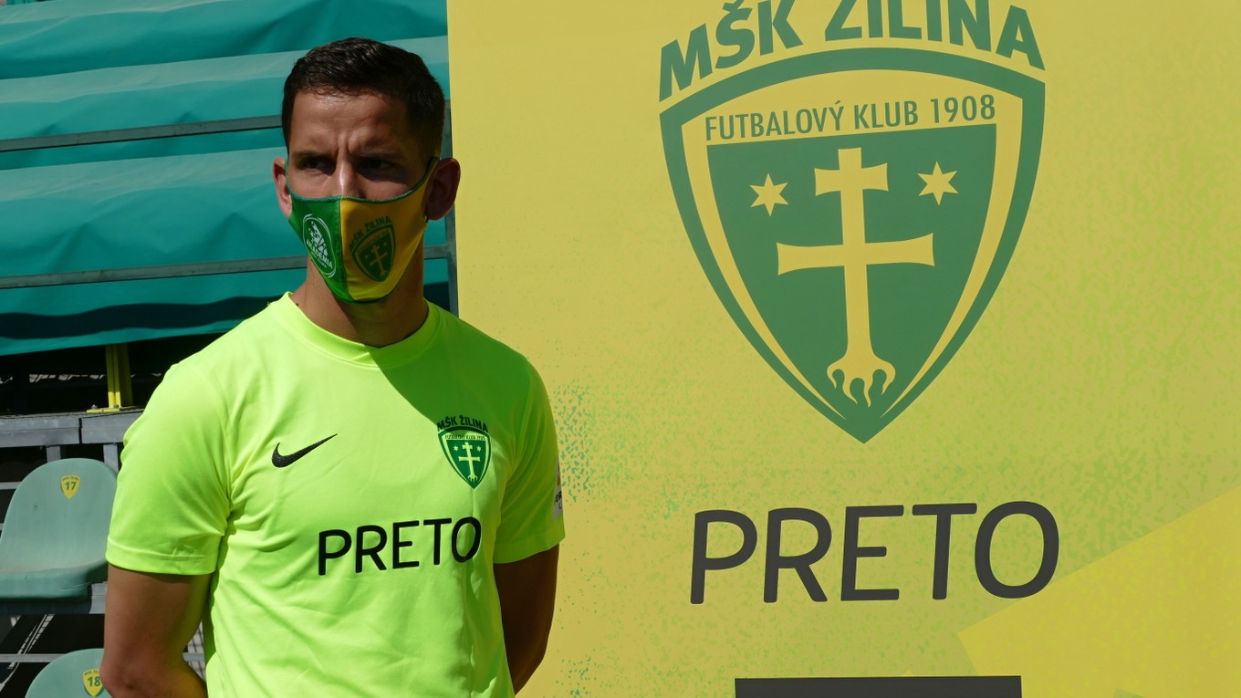 Žilinský klub je v likvidácii a väčšina hráčov A-tímu dostala výpovede. Na snímke Jakub Paur.