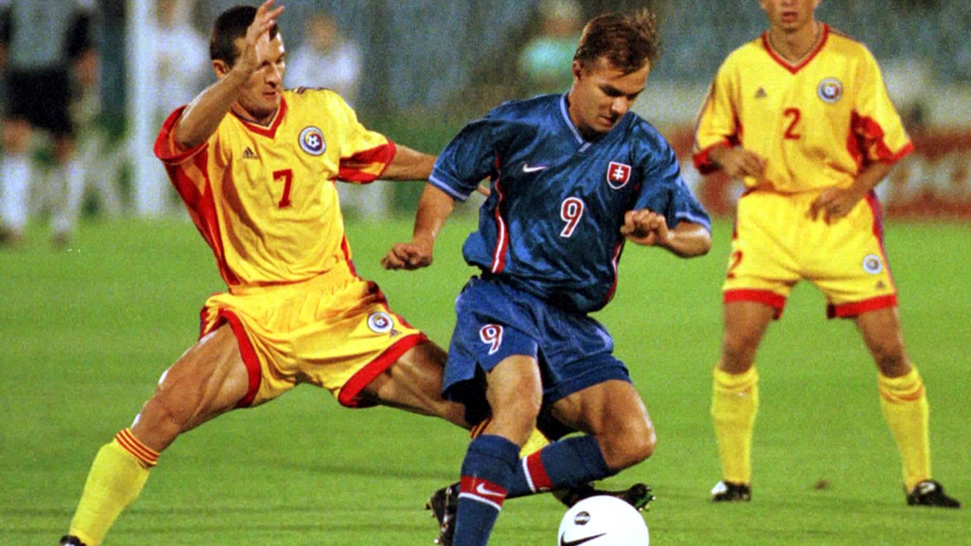 Szilárd Németh v zápase Slovensko - Rumunsko.