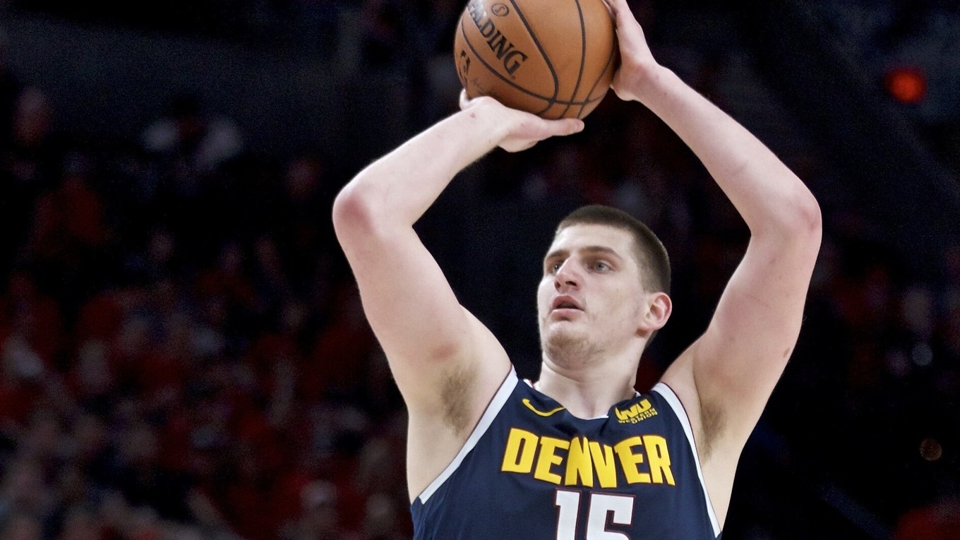 Nikola Jokič z Denveru Nugets.