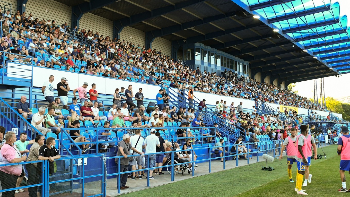 Fanúšikovia FC Nitra.