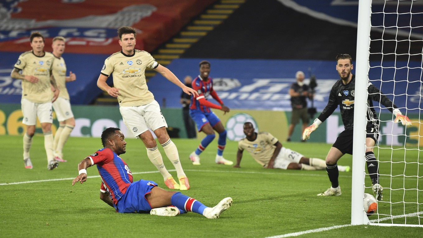 Momentka zo zápasu Crystal Palace - Manchester United.