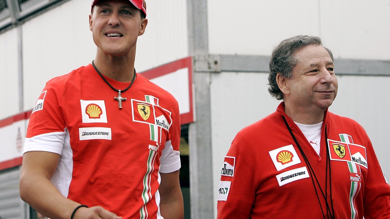 Michael Schumacher a Jean Todt spolu pôsobili v tíme Ferrari jedenásť rokov. 