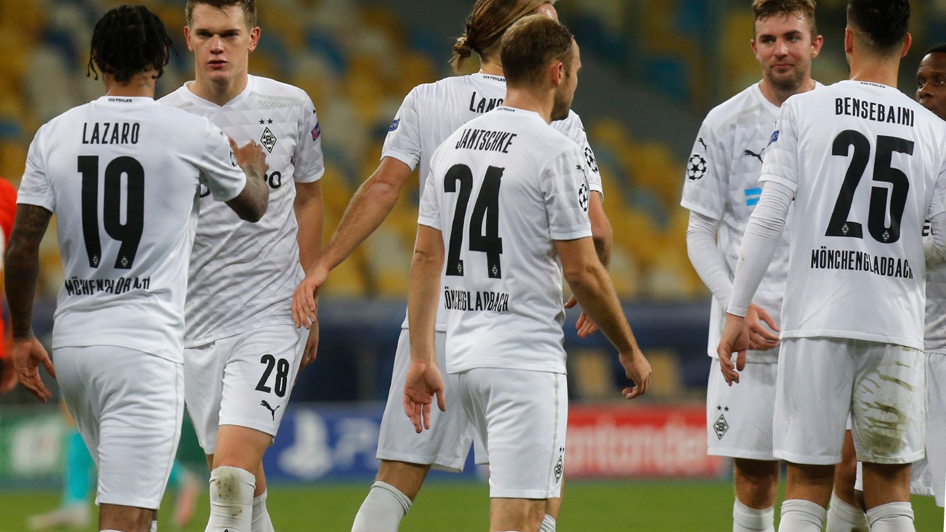 Hráči Borussie Mönchengladbach deklasovali Šachtar Doneck 6:0.