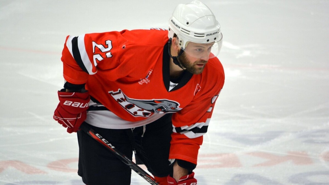 Hokejista Považskej Bystrice Milan Drevenák.