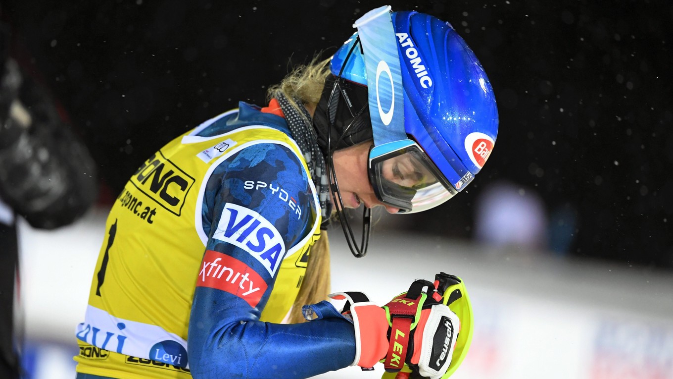 Mikaela Shiffrinová počas SP v Levi 2020.