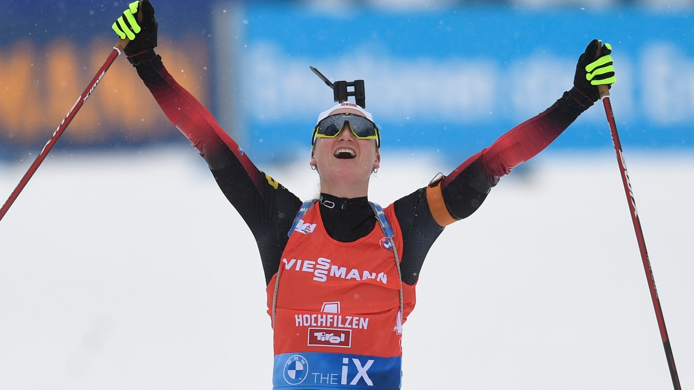 Marte Olsbu Röiselandová vyhrala stíhacie preteky 3. kola Svetového pohára biatlonistiek.