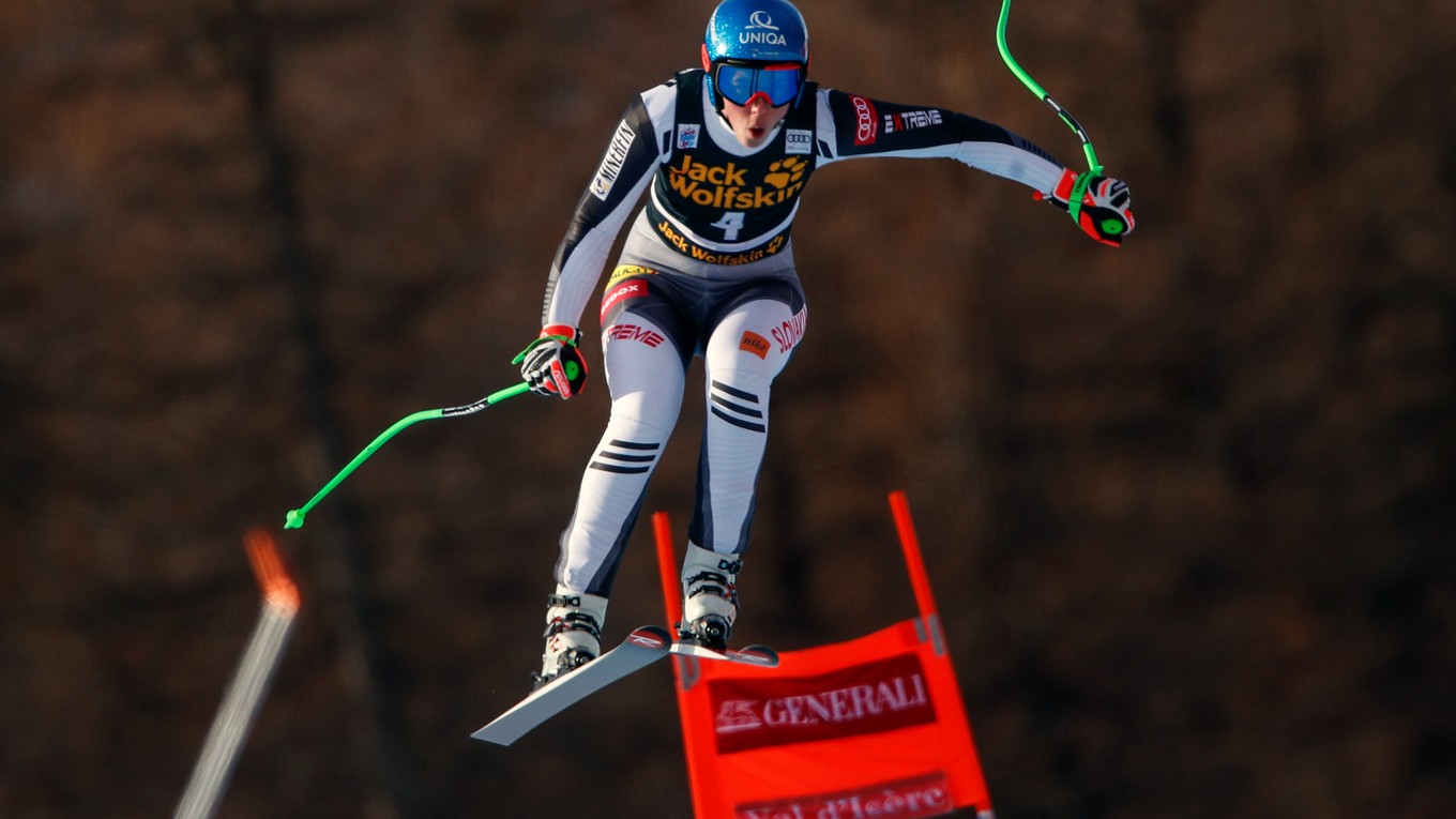 Petra Vlhová dnes išla zjazd.