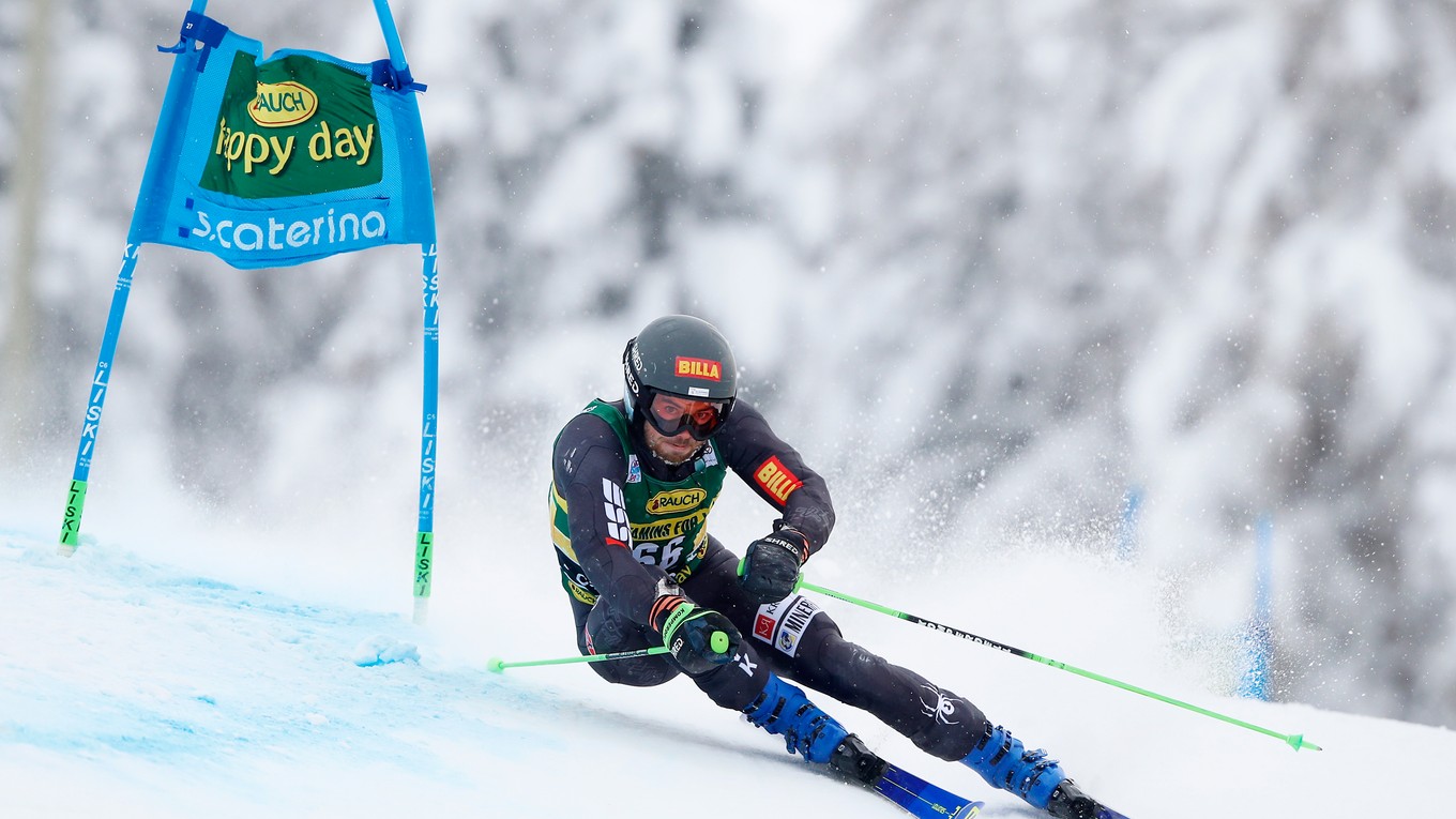 Andreas Žampa ide dnes obrovský slalom. Zjazdové lyžovanie - 2. kolo LIVE.