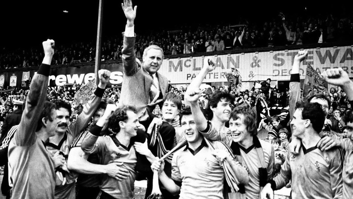 Jim McLean doviedol škótsky klub Dundee United k ich jedinému titulu. Klub viedol 22 rokov.