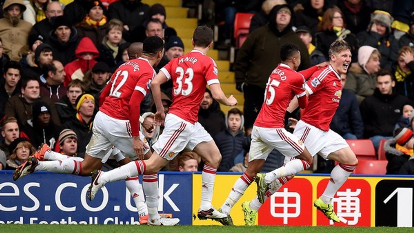 Hráči Manchestru United vybojovali víťazstvo v samom závere duelu.