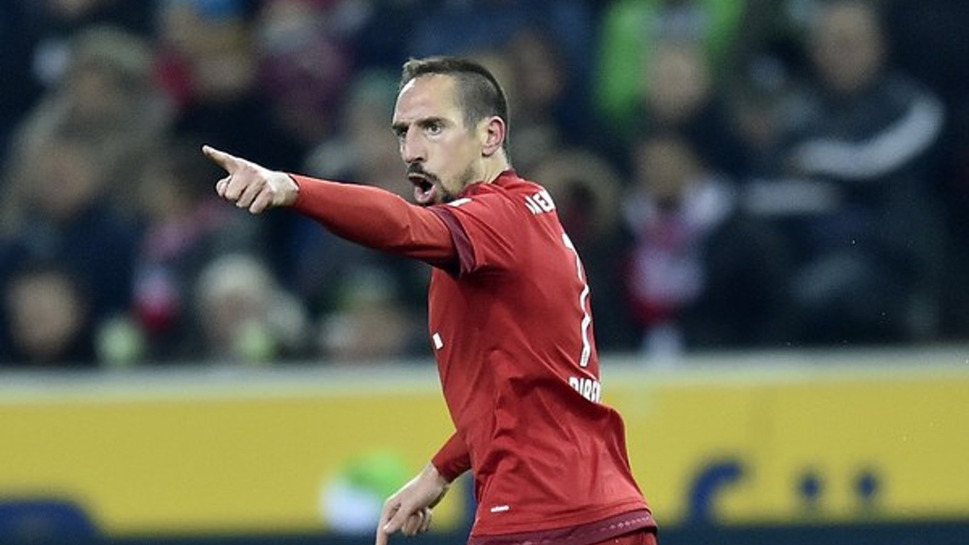 Franck Ribéry sa cez víkend po ôsmich mesiacoch vrátil do zostavy Bayernu Mníchov.