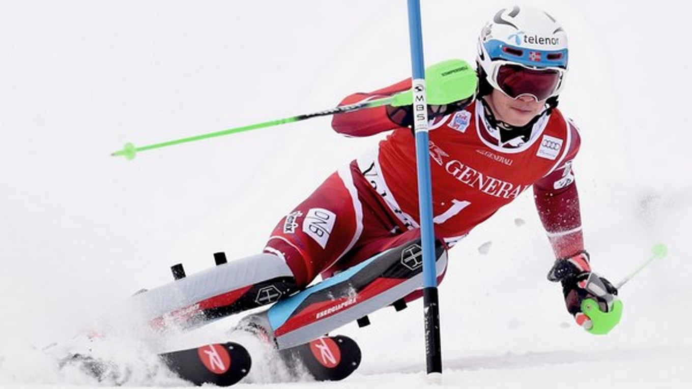 Henrik Kristoffersen je veľkým talentom nórskeho alpského lyžovania.