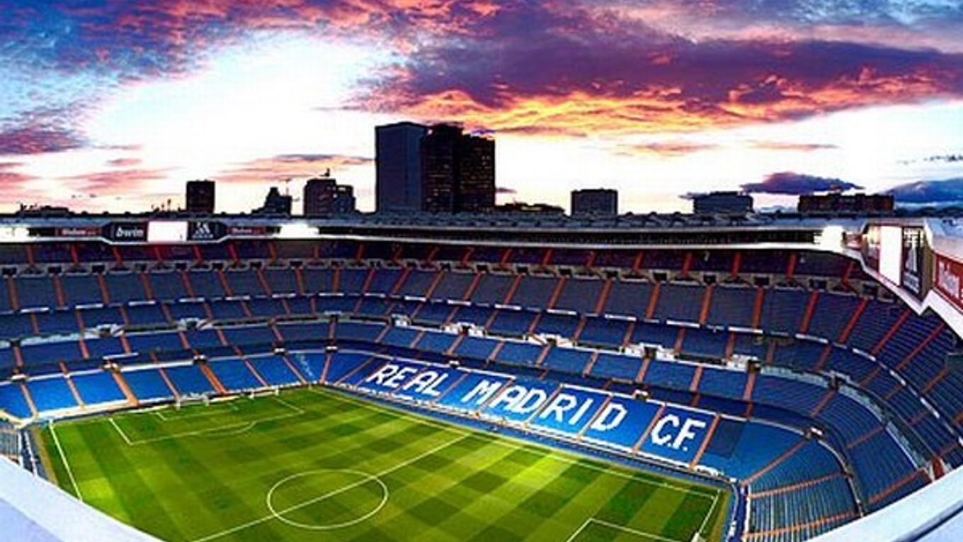 Estadio Santiago Bernabéu - domov madridského Realu.