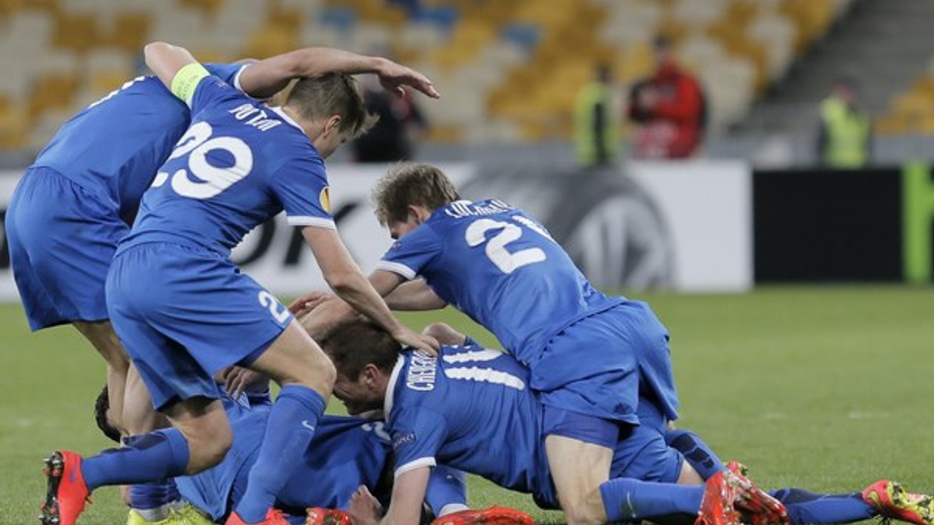 Futbalisti Dnipra Dnipropetrovsk vlani hrali vo finále Európskej ligy.