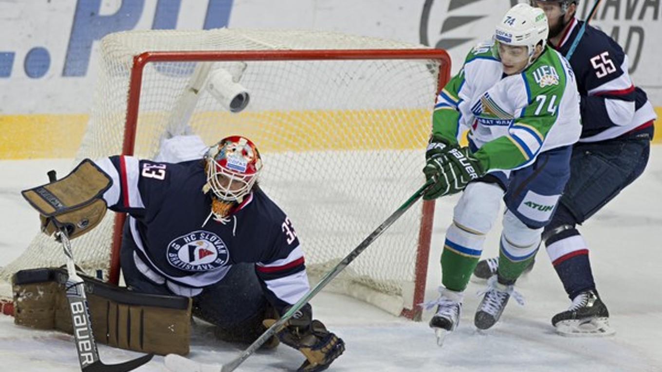 Slovan si už s Ufou sily zmeral - začiatkom októbra na domácom ľade. Prehral po predĺžení.