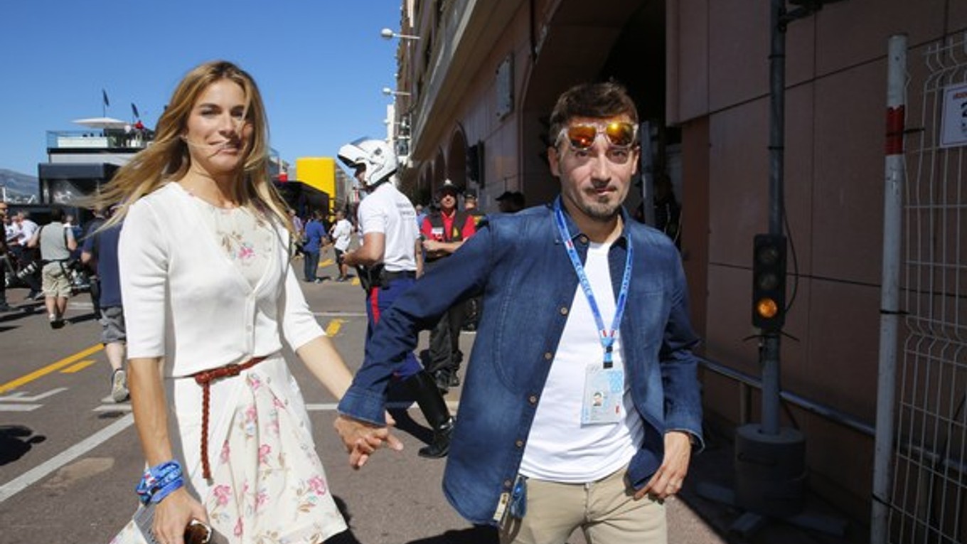 Biaggi s partnerkou Eleonorou Pedron.