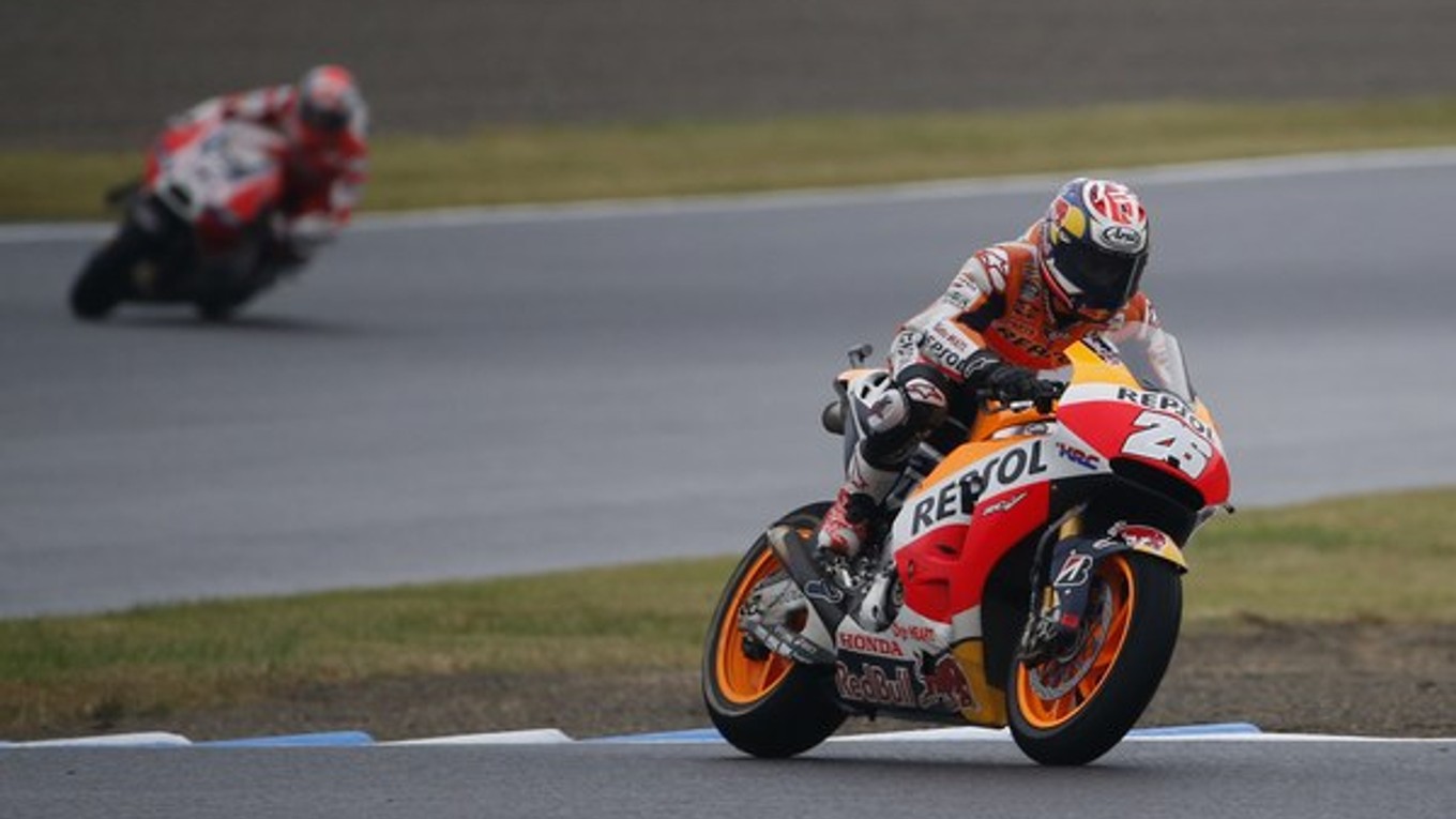 Pedrosa si najlepšie poradil s nástrahami trate v Motegi.