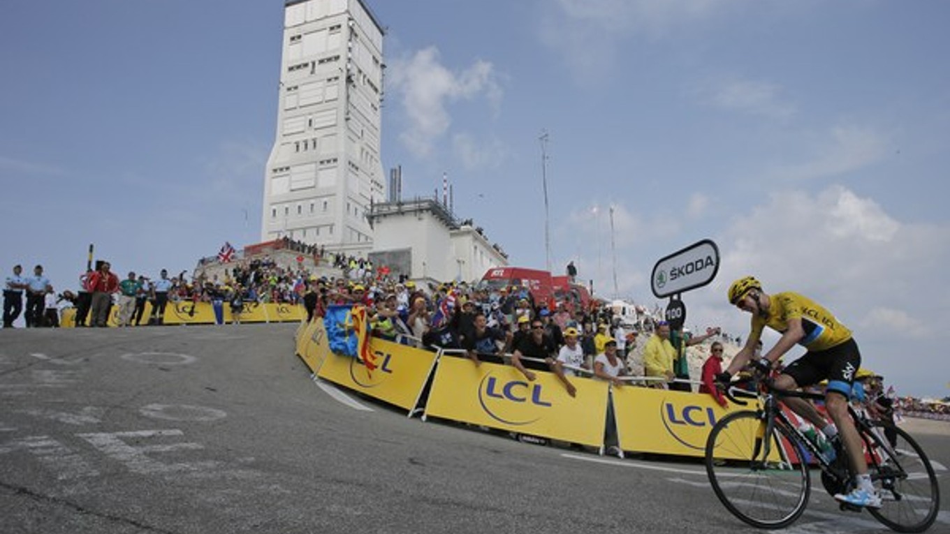 Naposledy cyklisti stúpali na Mont Ventoux v roku 2013. Vtedy bol na vrchole najrýchlejší Chris Froome.
