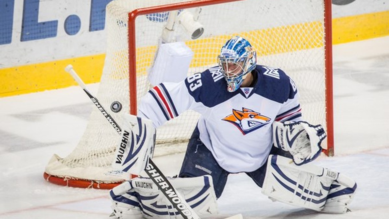 Aj brankár Vasilij Košečkin mal podiel na víťazstve Magnitogorsku.