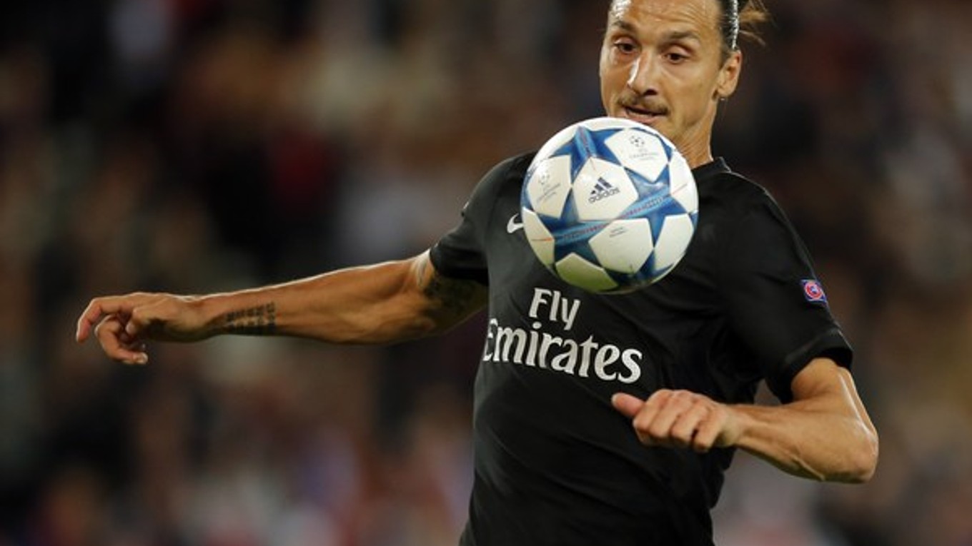 Zlatan Ibrahimovič je najväčšou hviezdou Paríža Saint Germain.
