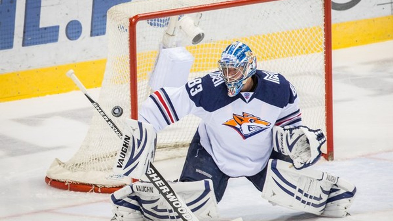 V zápase proti Jokeritu Helsinki inkasoval brankár Magnitogorsku Vasilij Košečkin tri góly.