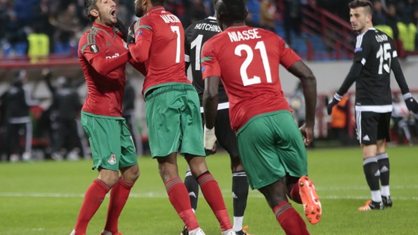 Moskovčania sa tešia z vyrovnania na trávniku Besiktasu Istanbul.