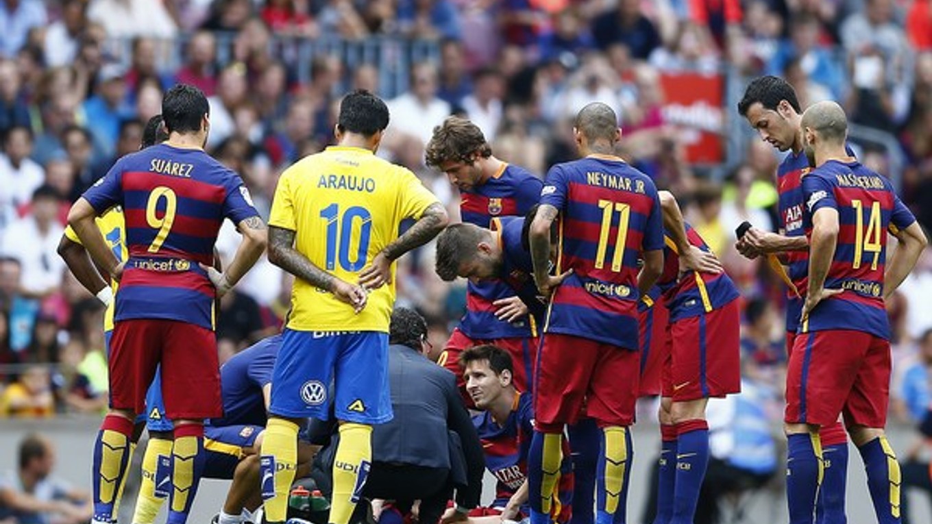 Lionel Messi utrpel zranenie 26. septembra v zápase proti Las Palmas.