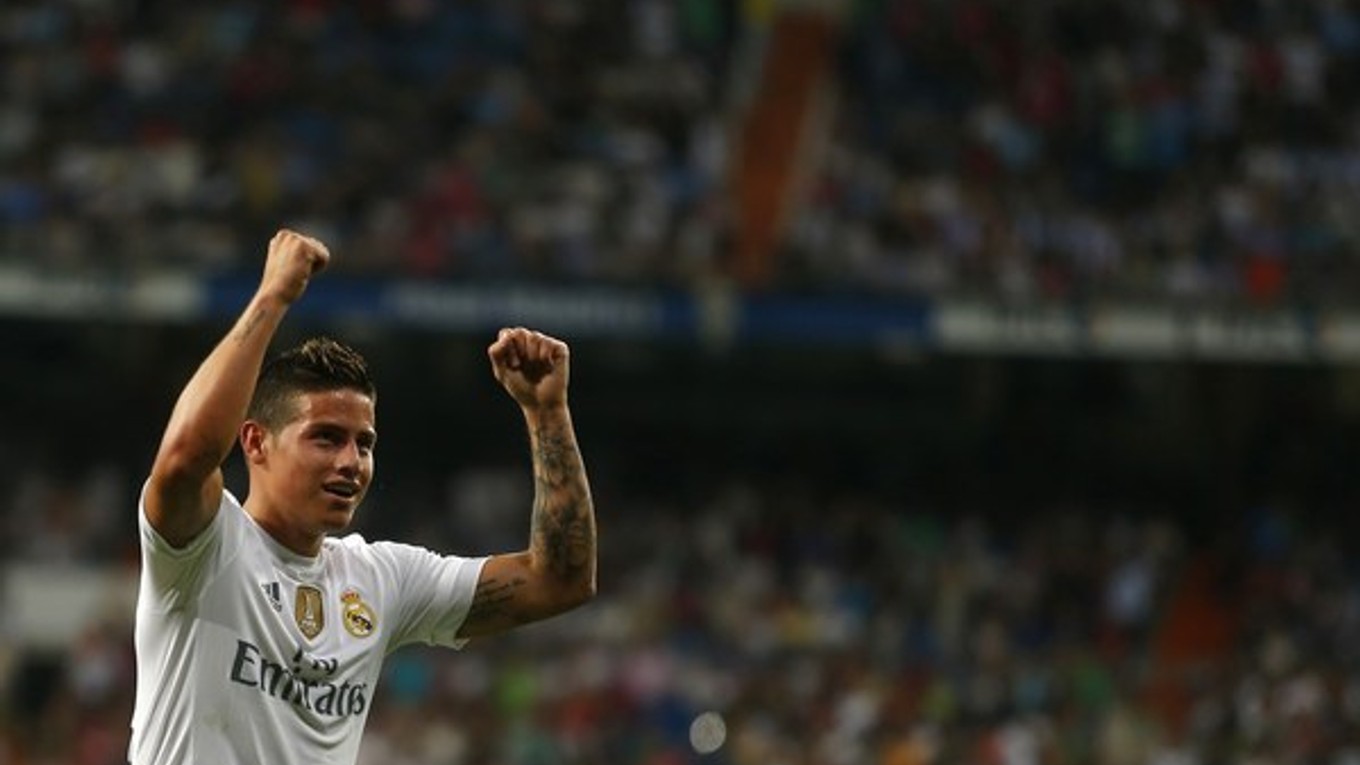 Na triumfe Realu Madrid sa dvoma gólmi podieľal James Rodríguez.