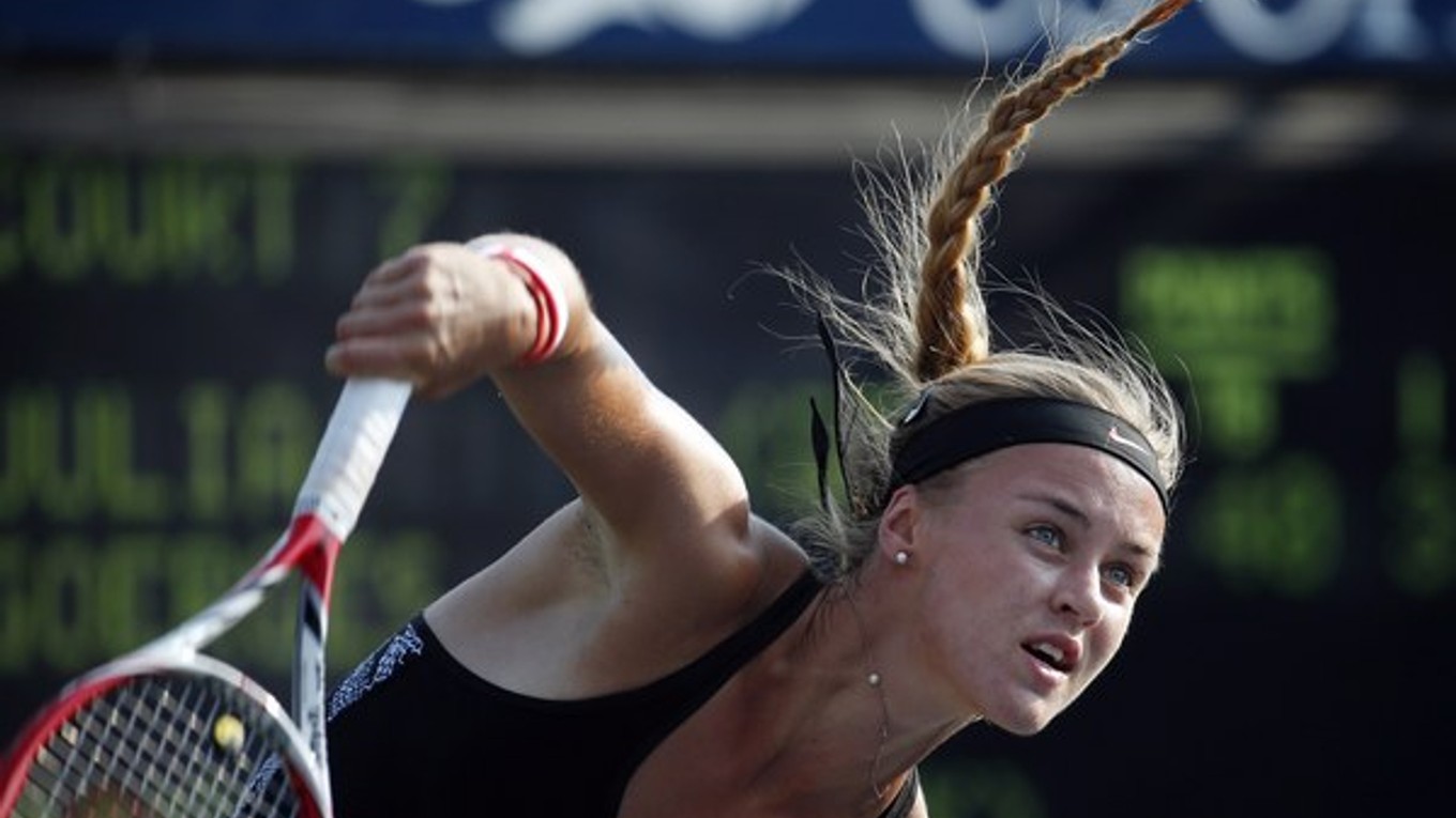 Karolína Schmiedlová môžu doplniť Dominiku Cibulkovú v treťom kole US Open.