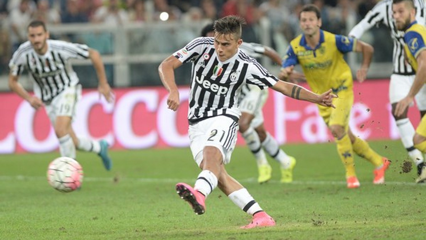 Prehru Juventus odvrátil až sedem minút pred koncom vďaka pokutovému kopu Dybalu.