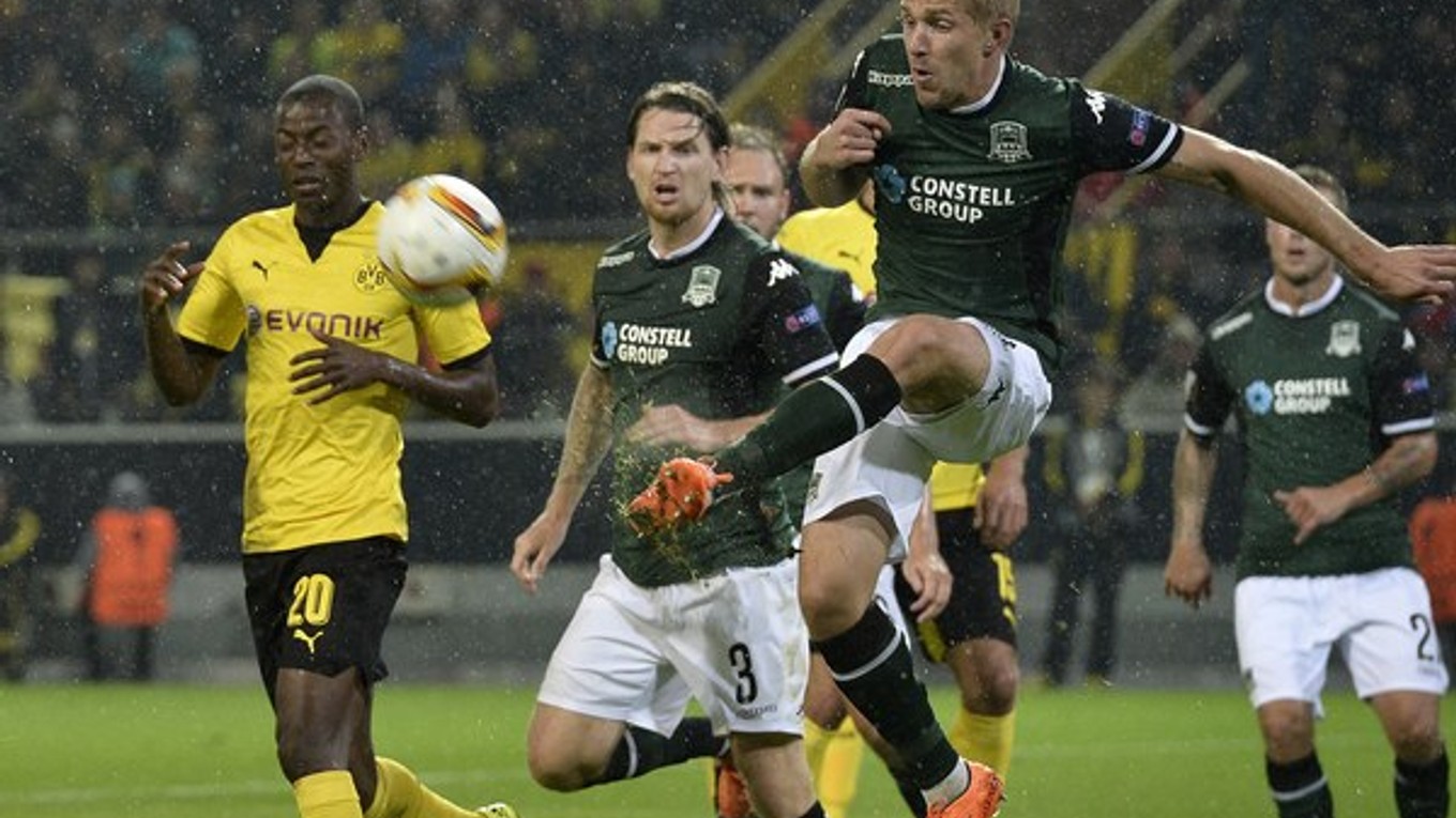 Ruský FK Krasnodar síce vyhrával na "horúcej" pôde Borussie Dortmund, tri body však nakoniec zostali Nemcom.