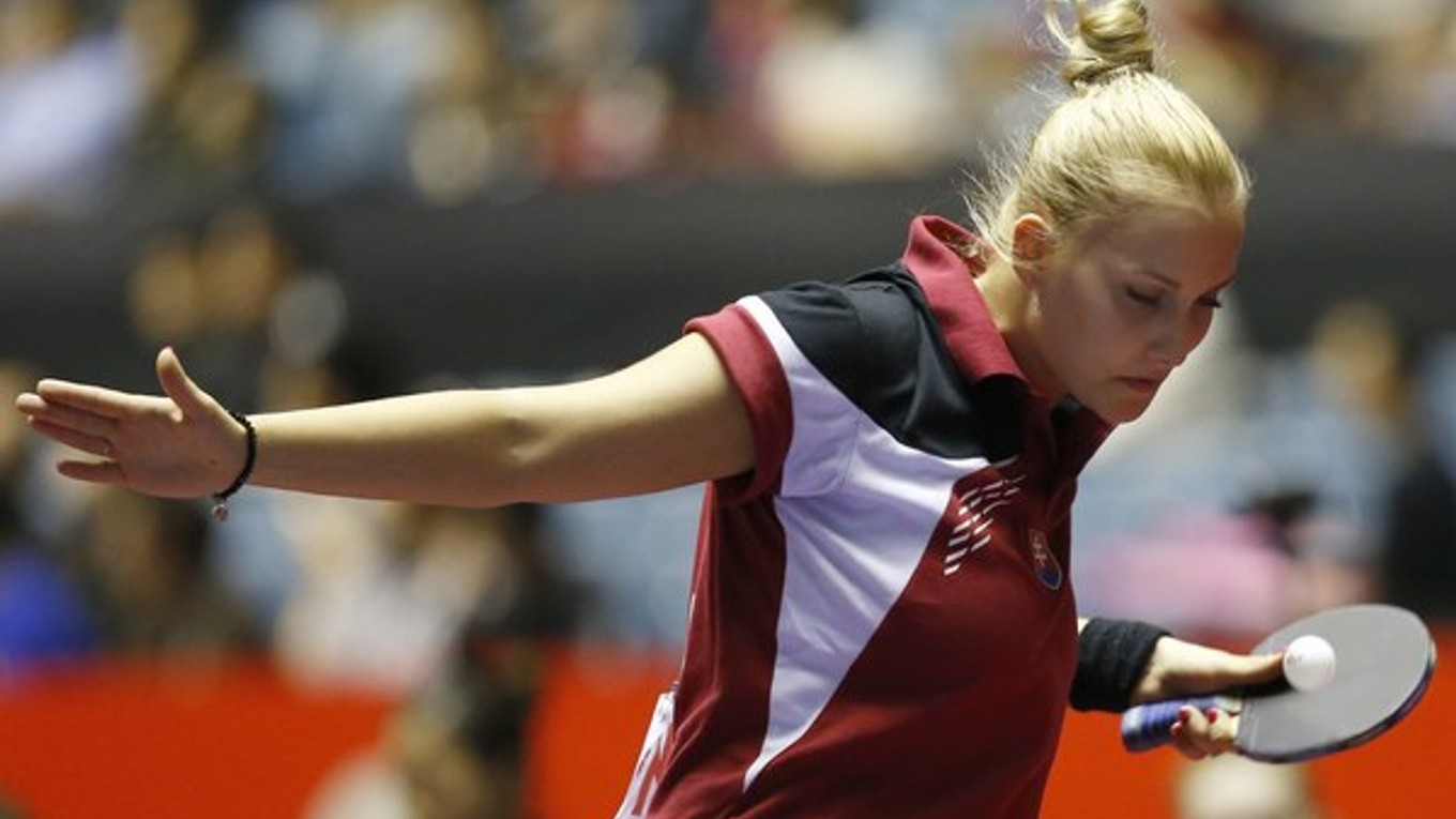 Slovenskú stolnú tenistku Barboru Balážovú delil od medaily jeden víťazný zápas.