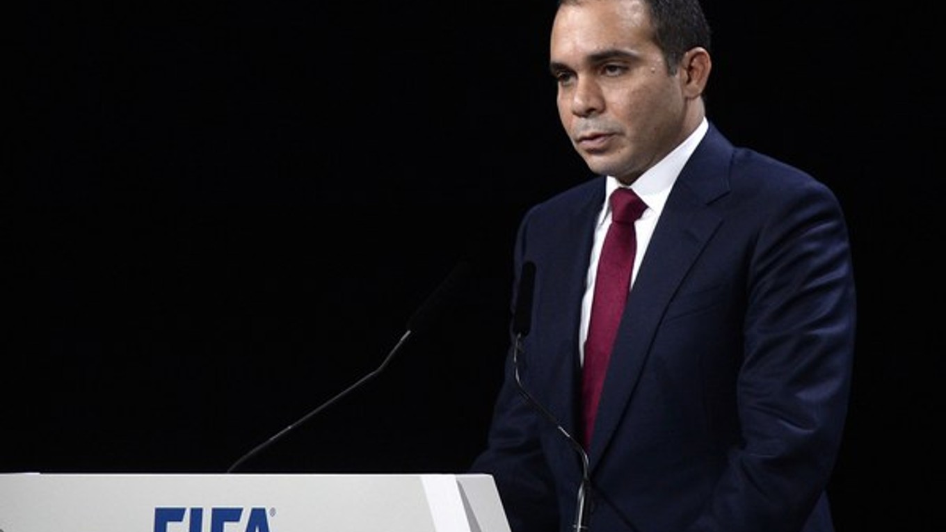 Ali bin al-Husejn neúspešne kandidoval za prezidenta Medzinárodnej futbalovej federácie.