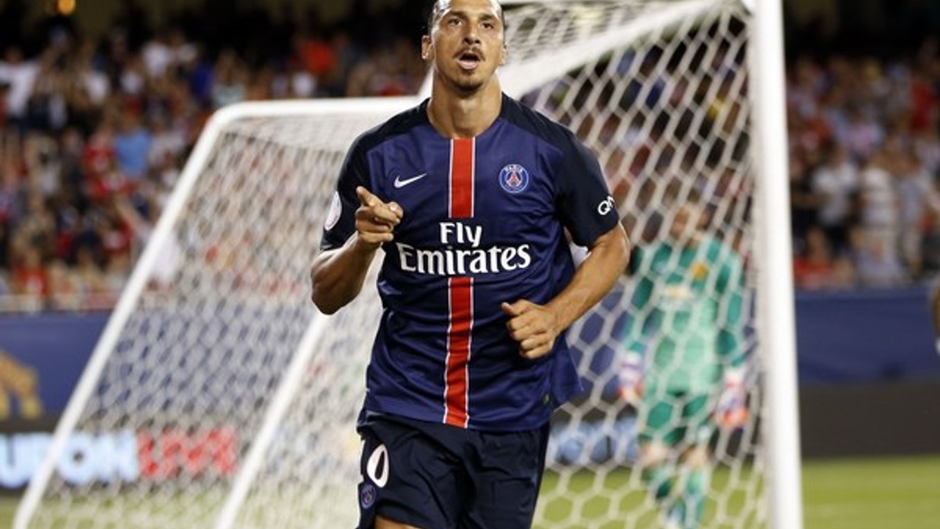 Zlatan Ibrahimovič je najväčšou hviezdou Paríža Saint-Germain.