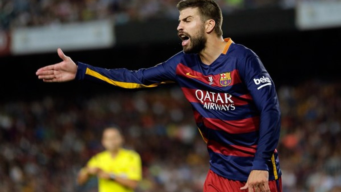 Gerarda Piquého nahneval verdikt čiarového rozhodcu, ktorý avizoval jeho postavenie mimo hry.