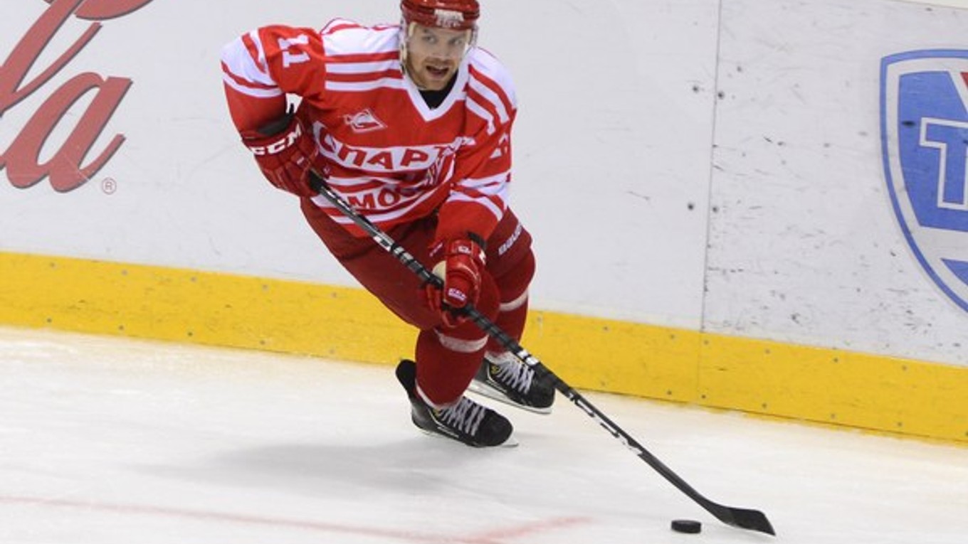 Za Spartak Moskva hral v KHL aj slovenský útočník Rastislav Špirko.