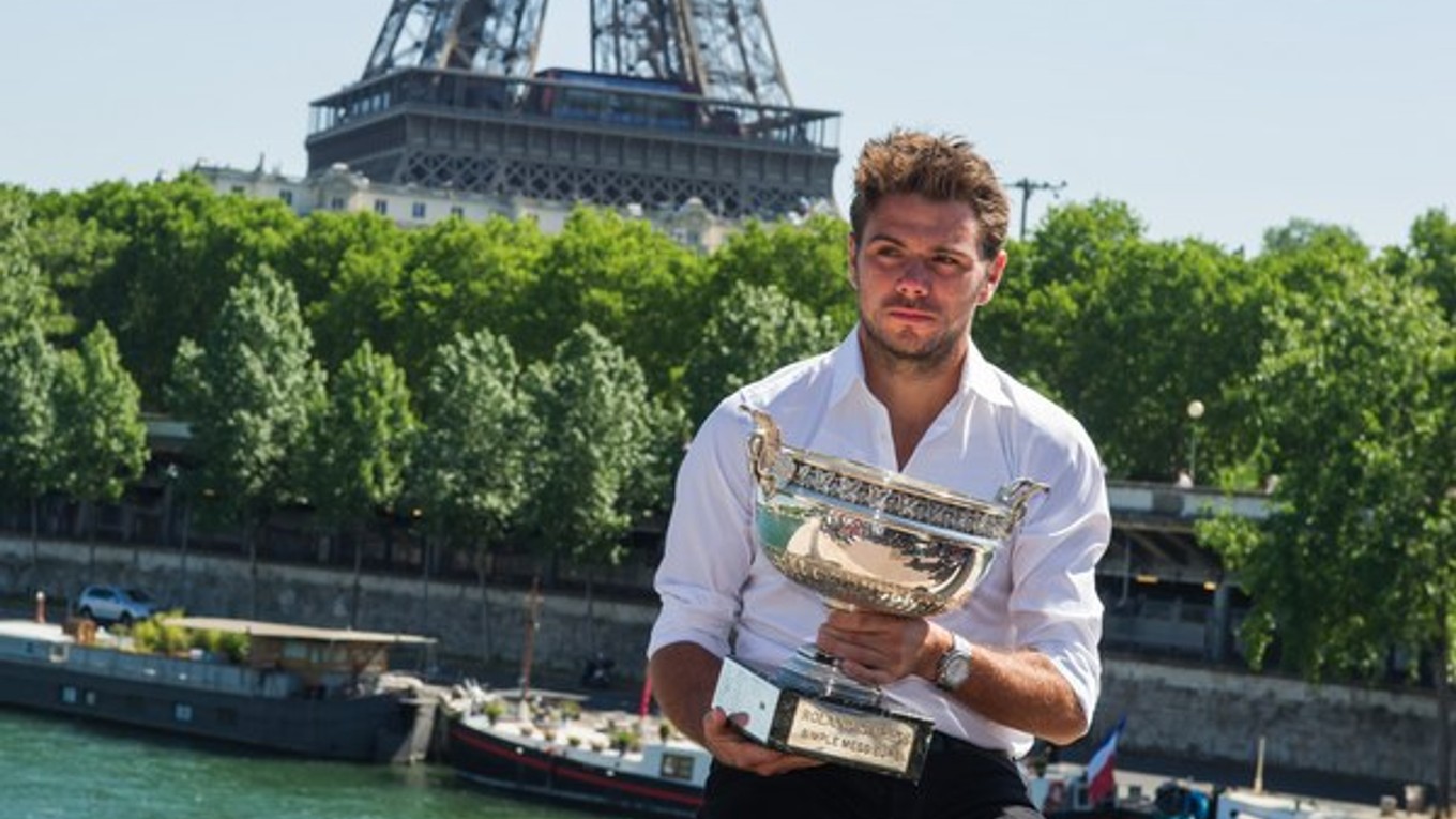 Víťaz Roland Garros 2015 Stan Wawrinka.