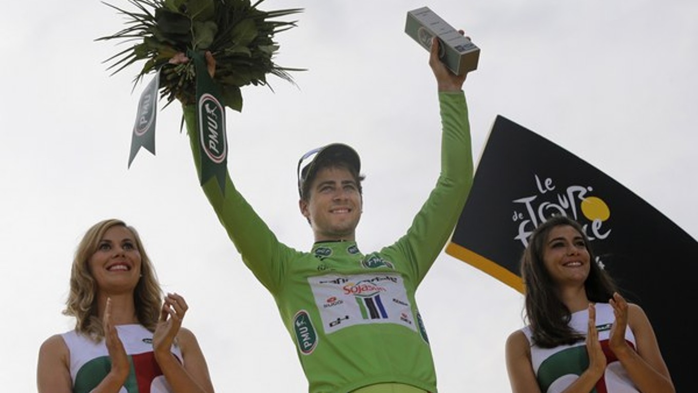 Už trikrát stál Peter Sagan v Paríži na pódiu ako víťaz bodovacej súťaže o zelený dres.