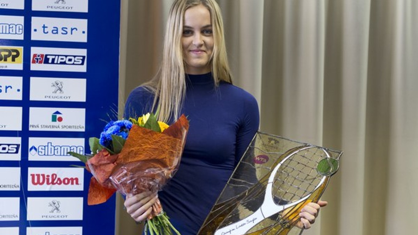 Schmiedlová so svojou prvou trofejou na okruhu WTA.